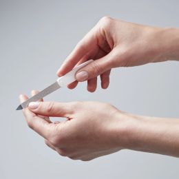 ZWILLING Saphir-Nagelfeile 180mm, weiß grob- und feinkörnigen Feilenflächen