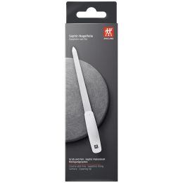 ZWILLING Saphir-Nagelfeile 180mm, weiß grob- und feinkörnigen Feilenflächen