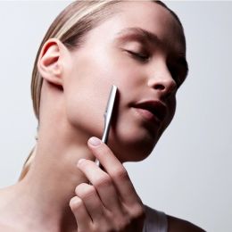 ZWILLING Gesichtshaar-Rasierer, Edelstahl mattiert auswechselbaren Edelstahl-Klingen