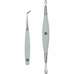 ZWILLING Twinox Mitesserentferner Set 2 tlg., rostreier Edelstahl, satiniert.