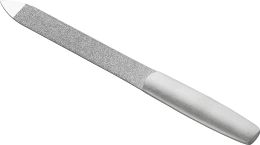 ZWILLING Saphir Nagelfeile, Formfeile Doppelseitig aus Edelstahl für Perfektes Feilergebnis aus Mattiertem Edelstahl, Premium, 130 mm