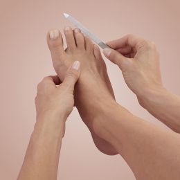 ZWILLING Saphir Nagelfeile, Formfeile Doppelseitig aus Edelstahl für Perfektes Feilergebnis aus Mattiertem Edelstahl, Premium, 130 mm