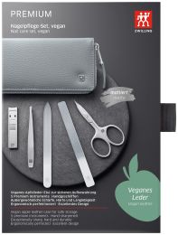 Zwilling Professionelle Premium Maniküre Set 3 tlg. vegan, schwarz