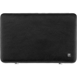 Zwilling Maniküre Pediküre Set 12tlg. mit Kompakt-Nagelknipser, Leder, Schwarz