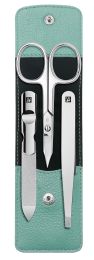 Zwilling Maniküre Set 3tlg. mit Nagelschere, Frühlingsset, Mint poliertem Edelstahl