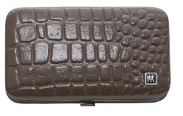 Zwilling Classic Inox Rahmenetui taupe 3tlg Manicure Set Manicure Etui