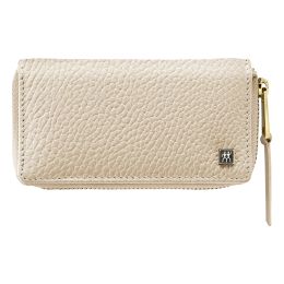 Zwilling Maniküre Pediküre Set 3tlg. mit Kombi-Nagelschere, Leder, beige