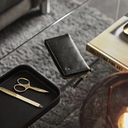 ZWILLING luxuriöse Maniküre Pediküre Set 5tlg. mit TWIN® S Nagelknipser, Leder, schwarz