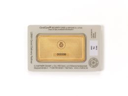C.Hafner Geprägte Feingoldbarren 50g