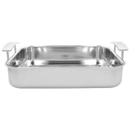 Demeyere Kochgeschirr Industry Bräter Edelstahl Silber 32 cm 5-Schicht-Material