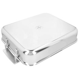 Demeyere Kochgeschirr Industry Bräter Edelstahl Silber 32 cm 5-Schicht-Material