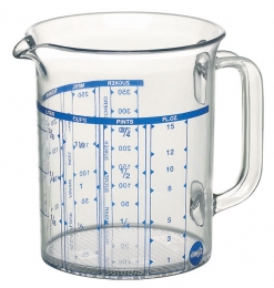 Emsa SUPERLINE Maßkanne Messbecher MesskanneTransparent, 0,5 L