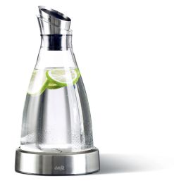 Emsa FLOW Kühlkaraffe, Glas/Edelstahl, 1,0 L NEU