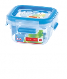 Emsa Clip & Close 3D Perf Clean Frischhaltedose Frischhaltebox - quad 0,25L