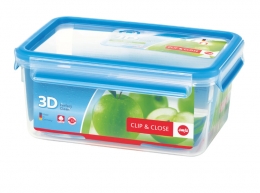 Emsa Clip & Close 3D Perf Clean Frischhaltedose Frischhaltebox  - recht 2,30L