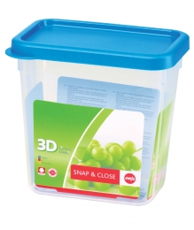 Emsa Snap&Close 3D Perf Clean 1,5L Vorratsdose Frischhaltedose Frischhaltebox