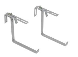 Emsa BASIC Blumenkastenhalter Halterung für Blumenkasten, aluminium