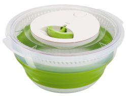 Emsa BASIC Falt-Salatschleuder SALAD SPINNER 4,0L grün/transluzent