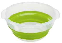 Emsa BASIC Falt-Salatschleuder SALAD SPINNER 4,0L grün/transluzent