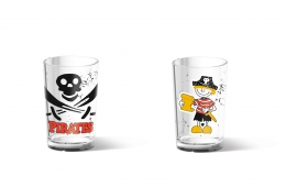 Emsa PIRATES Kinderglas Kinderbecher Kunststoffbecher, 0,2 L