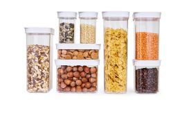 Emsa OPTIMA Trockenvorratsdose 3 tlg. Set, rechteckig 0,45/1,0/1,6 L