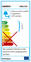 LED Wandleuchte Badleuchte für das Badezimmer Badleuchte Energieklasse A+