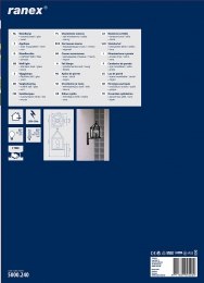 Ranex Wandleuchte Leusden Schwarz Außenleuchte Wandlampe Außenlampe Gartenleuchte