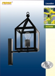 Ranex Wandleuchte Leusden Schwarz Außenleuchte Wandlampe Außenlampe Gartenleuchte