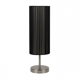 Nachttischlampe UDO schwarz Tisch-Lampe  Wohnzimmer Design Deko Beleuchtung 43cm