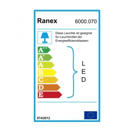 Nachttischlampe UDO schwarz Tisch-Lampe Wohnzimmer Design Deko Beleuchtung 43cm