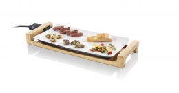 Tischgrill Pure 2500 Watt Petra TG 31.00 Elektrogrill Grillplatte Bratplatte Bambus