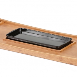 Tischgrill Pure 2500 Watt Petra TG 31.00 Elektrogrill Grillplatte Bratplatte Bambus