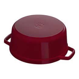Staub La Cocotte Töpfe und Pfannen Cocotte, 26 cm | Bordeaux | rund | Gusseisen