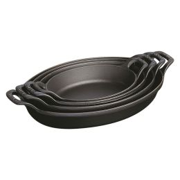 Staub Specialities Ofenform 28 cm, Gusseisen Schwarz alle Herdarten inkl. Induktion