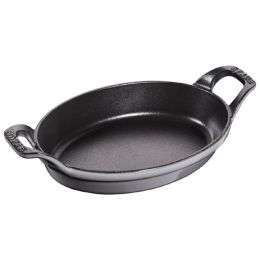 Staub Auflaufform Ofenform, 21 x 13.97 cm Gusseisen Graphit-Grau
