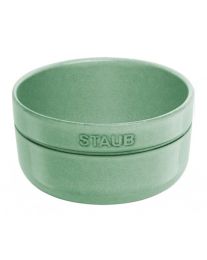 Staub Dining Line Schüssel, 12 cm Salbeigrün Keramik kratzfest