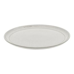 Staub Dining Line Teller flach, 22 cm Weisser Trüffel Keramik Kratzfest Emaillebeschichtung