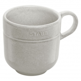 Staub 6 er Set Dining Line Tasse 200 ml, Keramik Emaillebeschichtung Spülmaschinenfest