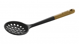 STAUB Schaumlöffel, 31 cm schwarz, Silikon Küchenhelfer