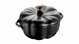 Staub Kürbis Cocotte Bräter Ceramic Keramik 13 cm 5 1/8 "schwarz