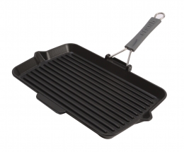 Staub Grill Grillpfanne Pfanne Gusseisen Schwarz 34x21cm 13 3/8x8 1/4"