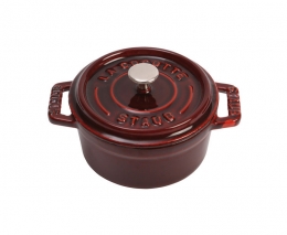 Staub Cocotte Bräter 22 cm grenadinerot rund