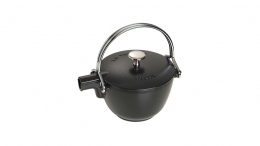 Staub Teekessel rund schwarz 16,5 cm