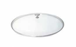Staub Kochgeschirr Flacher Glasdeckel rund 16 cm