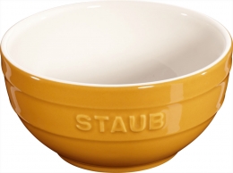 Staub Keramik Schale Schüssel Desertschale, klein senfgelb 13 cm Ceramic