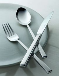 Wilkens Besteck Besteckgarnitur Menübesteck Set 60-teilig Cantone matt in 18/10 Edelstahl