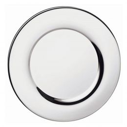 Wilkens Edles Serviertablett SILHOUETTE Platzteller Maß 30 cm versilbert Rand geboerdelt