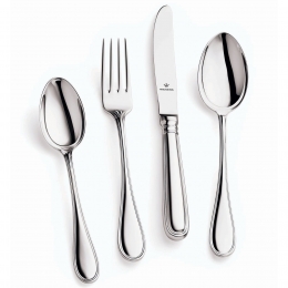 Wilkens 4-tlg. Kinderbesteck Schwedisch Faden in 925 Sterlingsilber
