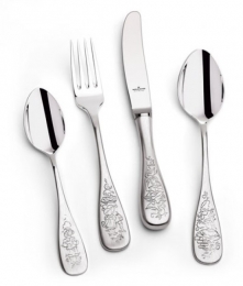 Wilkens MÄRCHENZAUBER 4-tlg. Kinderbesteck in 925 Sterlingsilber