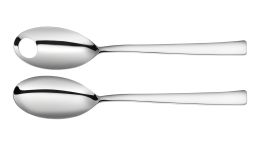 ZWILLING Bela Salatbesteckset 2-tlg, poliert 18/10 Edelstah 1 Salatgabel, 1 Salatlöffel